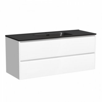 Тумба с раковиной Sancos Libra 120-1 белая Black