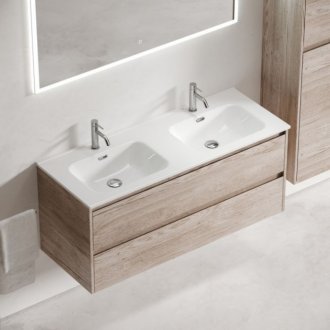 Тумба с раковиной Sancos Libra 120-2 дуб галифакс