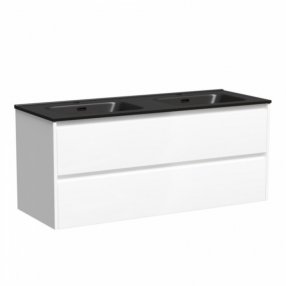 Тумба с раковиной Sancos Libra 120-2 белая Black