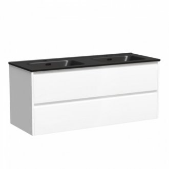 Тумба с раковиной Sancos Libra 120-2 белая Black