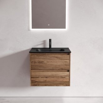 Тумба с раковиной Sancos Libra 60 дуб чарльстон Black