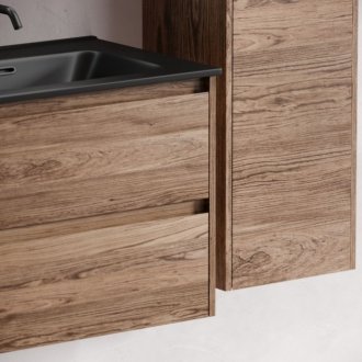Тумба с раковиной Sancos Libra 60 дуб чарльстон Black