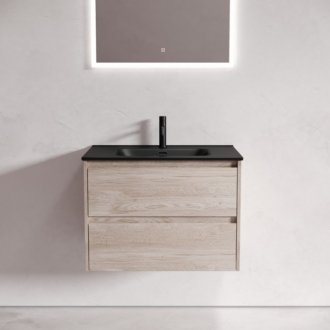 Тумба с раковиной Sancos Libra 70 дуб галифакс Black