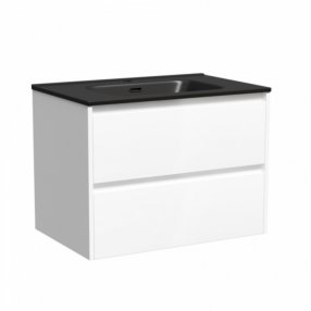Тумба с раковиной Sancos Libra 70 белая Black