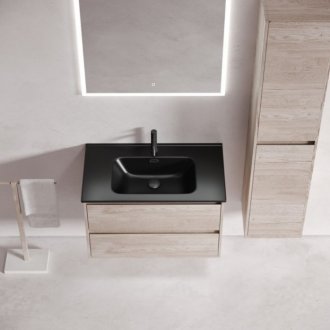Мебель для ванной Sancos Libra 80 дуб галифакс Black