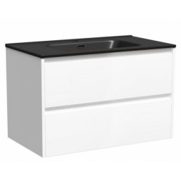 Тумба с раковиной Sancos Libra 80 белая Black