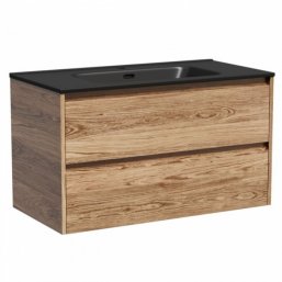 Тумба с раковиной Sancos Libra 90 дуб чарльстон Bl...