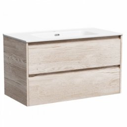 Тумба с раковиной Sancos Libra 90 дуб галифакс