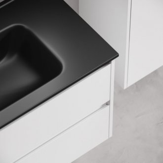 Тумба с раковиной Sancos Libra 90 белая Black