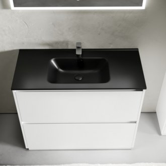 Мебель для ванной Sancos Libra Floor 100 белая Black