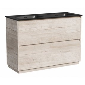 Тумба с раковиной Sancos Libra Floor 120-2 дуб галифакс Black