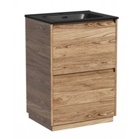 Тумба с раковиной Sancos Libra Floor 60 дуб чарльстон Black