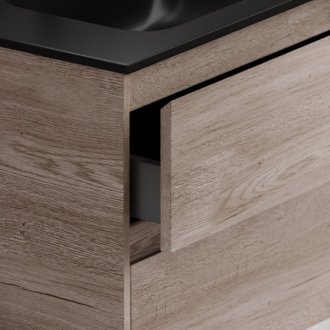 Тумба с раковиной Sancos Libra Floor 60 дуб галифакс Black