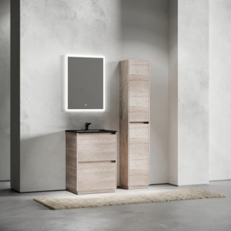 Тумба с раковиной Sancos Libra Floor 60 дуб галифакс Black