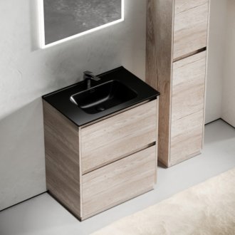 Мебель для ванной Sancos Libra Floor 70 дуб галифакс Black