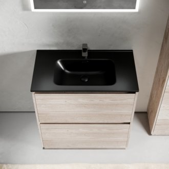 Мебель для ванной Sancos Libra Floor 80 дуб галифакс Black