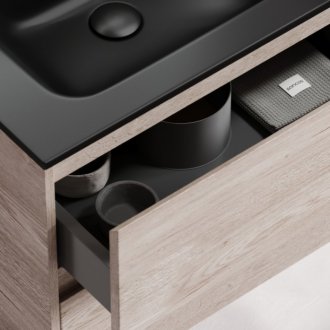 Мебель для ванной Sancos Libra Floor 80 дуб галифакс Black