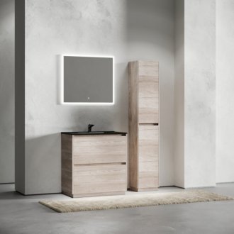 Мебель для ванной Sancos Libra Floor 80 дуб галифакс Black
