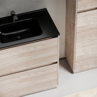 Мебель для ванной Sancos Libra Floor 80 дуб галифакс Black