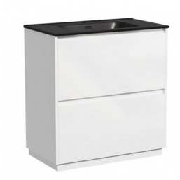 Тумба с раковиной Sancos Libra Floor 80 белая Blac...