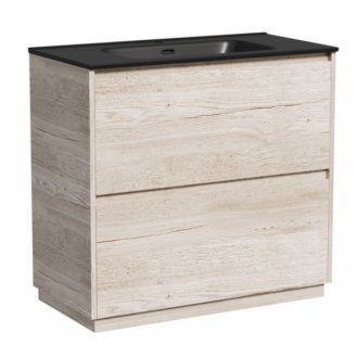 Тумба с раковиной Sancos Libra Floor 90 дуб галифакс Black