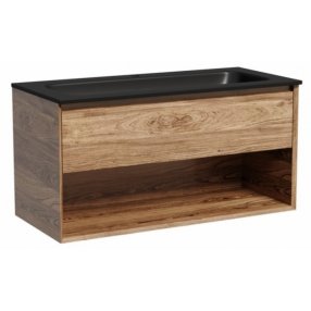 Тумба с раковиной Sancos Marmi 1.0 100 дуб чарльстон Black