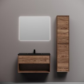 Мебель для ванной Sancos Marmi 1.0 90 дуб чарльстон Black