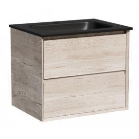 Тумба с раковиной Sancos Marmi 2.0 60 дуб галифакс Black