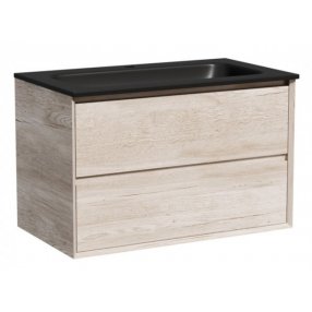 Тумба с раковиной Sancos Marmi 2.0 80 дуб галифакс Black