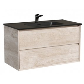 Тумба с раковиной Sancos Marmi 2.0 90 дуб галифакс Black