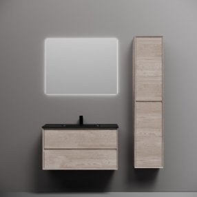 Мебель для ванной Sancos Marmi 2.0 90 дуб галифакс Black