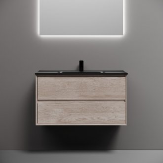 Мебель для ванной Sancos Marmi 2.0 90 дуб галифакс Black