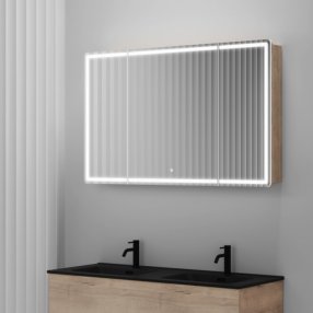 Зеркальный шкаф Sancos Mirror 120 дуб галифакс