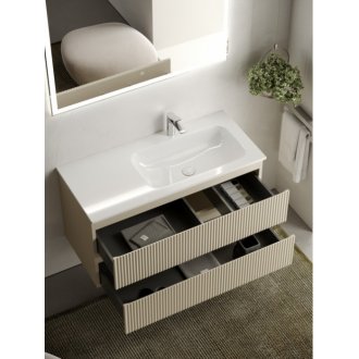 Мебель для ванной Sancos Snob R 100 Beige Soft правосторонняя