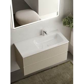 Мебель для ванной Sancos Snob R 100 Beige Soft правосторонняя