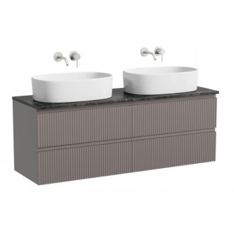 Тумба с раковинами и столешницей Sancos Snob R 140 Doha Soft TT140A1