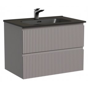 Тумба с раковиной Sancos Snob R 70 Doha Soft Black
