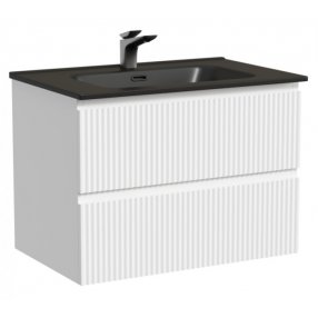 Тумба с раковиной Sancos Snob R 70 Bianco Black