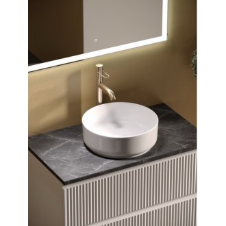 Мебель для ванной со столешницей Sancos Snob R 80 SNR80W+TT80A1X+CN5001