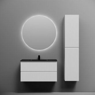 Мебель для ванной Sancos Snob R 90 Bianco Black