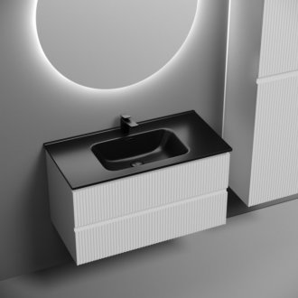 Мебель для ванной Sancos Snob R 90 Bianco Black