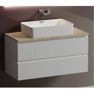 Мебель для ванной со столешницей Sancos Snob T 100 SNT100W+TT100A2+CN5025