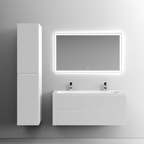 Мебель для ванной Sancos Snob T 120 Bianco с 2 отверстиями