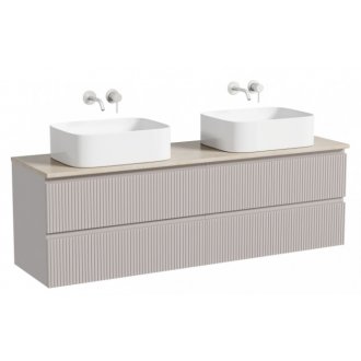 Тумба с раковинами и столешницей Sancos Snob T 160 Doha Soft TT160A2