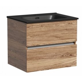 Тумба с раковиной Sancos Urban 60 дуб чарльстон Black