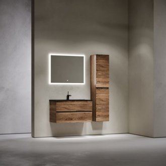 Тумба с раковиной Sancos Urban 90 дуб чарльстон Black