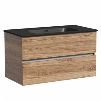 Тумба с раковиной Sancos Urban 90 дуб чарльстон Black