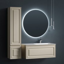 Мебель для ванной Sancos Very 100 Beige Soft право...