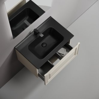 Тумба с раковиной Sancos Very 70 Beige Soft Black