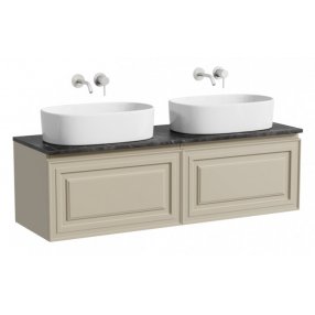 Тумба с раковинами и столешницей Sancos Very 140 Beige Soft TT140A1